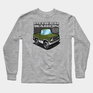 Avacado - Power Wagon (White Base) Long Sleeve T-Shirt